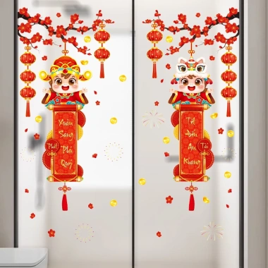 Decal Tết 2.026 hít tĩnh điện dán kính không keo Dễ dán, dễ gỡ Giảm giá 56.000₫ 5 Decal Tết 2.026 hít tĩnh điện dán kính không keo Dễ dán, dễ gỡ Giảm giá 56.000₫ 5