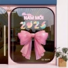 Decal Tết 2.026 Nơ Hồng - Trang Trí Tường, Cửa Kính/Gương - PVC Chống Nước - 189k 9
