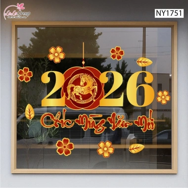Decal Tết Thiếu Nhi và Thần Tài Cao Cấp keo dán sẵn màu sắc nét giá ưu đãi 39k 10