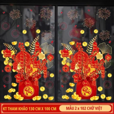 Decal tĩnh điện bình đào PHÚC LỘC dán kính tường gạch men - Trang trí Tết 2.025 T10 T11, chỉ 35.000 3 Decal tĩnh điện bình đào PHÚC LỘC dán kính tường gạch men - Trang trí Tết 2.025 T10 T11, chỉ 35.000 3
