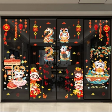 Decal Trang Trí Tết 2.026 Hít Tĩnh Điện Nhiều Mẫu Phối Hợp Dán Kính Cửa Hàng Giá 63.700₫ 6 Decal Trang Trí Tết 2.026 Hít Tĩnh Điện Nhiều Mẫu Phối Hợp Dán Kính Cửa Hàng Giá 63.700₫ 6