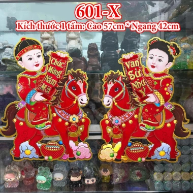 Decal Trang Trí Tết Bính Ngọ 2.026 Dán Cửa - Hàng Loại 1 Giá 12.600đ Giảm Sốc 4