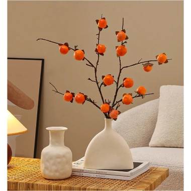Decor Bình Hoa Tài Lộc Gốm Cành Hồng Quả May Mắn Trang Trí Nội Thất Văn Phòng Giá 120k