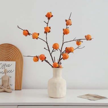 Decor Bình Hoa Tài Lộc Gốm Cành Hồng Quả May Mắn Trang Trí Nội Thất Văn Phòng Giá 120k