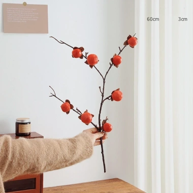 Decor Bình Hoa Tài Lộc Gốm Cành Hồng Quả May Mắn Trang Trí Nội Thất Văn Phòng Giá 120k