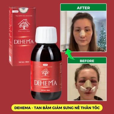 Dehema 100ml - Dung Dịch Uống Bảo Vệ Sức Khỏe, Giảm Sưng Bầm Tím Nhanh Chóng Herbal House 2