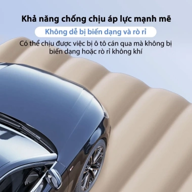 Đệm hơi ô tô cao cấp 4-7 chỗ - Đệm cao su kèm bơm, gối miếng vá, siêu ưu đãi, giá chỉ 324.900₫