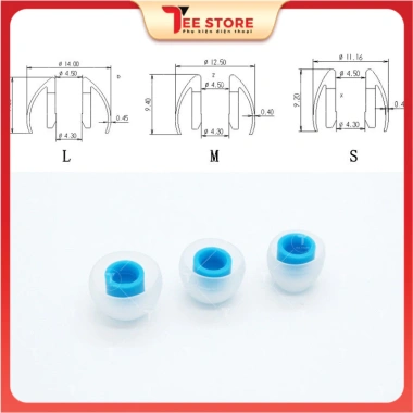 Đệm tai nghe silicon mềm cách âm NCSDTN - êm tai, chống ồn, giá ưu đãi 8.600đ 8