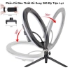Đèn 26 30cm để bàn, kẹp điện thoại, chân gấp gọn, quay video livestream, giá 115k 3