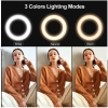 Đèn 26 30cm để bàn, kẹp điện thoại, chân gấp gọn, quay video livestream, giá 115k 5