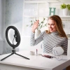 Đèn 26 30cm để bàn, kẹp điện thoại, chân gấp gọn, quay video livestream, giá 115k 7