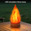 Đèn 3D Ngọn Lửa Giả 3 Chế Độ USB Sạc, Mô Phỏng Đèn Trại LED Trang Trí Nội Thất