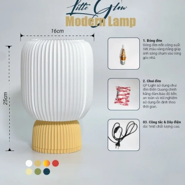 Đèn Bàn LED Litter Glow 5W Ánh Sáng Vàng 3.000K Trang trí phòng ngủ – Giá ưu đãi 303.200 VND