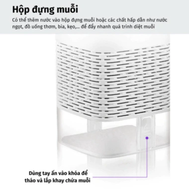 Đèn Bắt Muỗi HGHOME, Máy Diệt Côn Trùng Đèn Ngủ, Sạc USB, Giá 80,000 VND