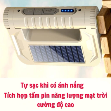 Đèn Cầm Tay ENKO H52D Năng Lượng Mặt Trời, LED Siêu Sáng, IP65, Dự Phòng 240.000₫