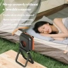Đèn Cắm Trại Đa Năng Dài Hạn - Đèn Lều Sạc Pin, Quạt Gập Cầm Tay, Ánh Sáng & Gió Mạnh cho Dã Ngoại & Công Việc 7