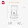 Đèn Cắm Trại Năng Lượng Mặt Trời 4 trong 1 - Sạc Pin Trâu 1.200mAh, Giá chỉ 87.860 VND 6
