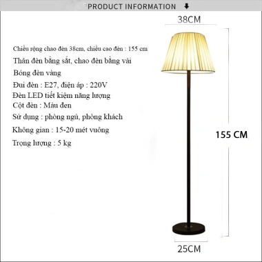 Đèn Cây Đứng Hình Nấm Dáng Cao Trang - Phong Cách Bắc Âu Trang Trí Phòng Khách và Phòng Ngủ - Giá ưu đãi 339.000 5 Đèn Cây Đứng Hình Nấm Dáng Cao Trang - Phong Cách Bắc Âu Trang Trí Phòng Khách và Phòng Ngủ - Giá ưu đãi 339.000 5