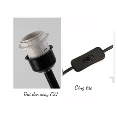 Đèn Cây Đứng Hình Nấm Dáng Cao Trang - Phong Cách Bắc Âu Trang Trí Phòng Khách và Phòng Ngủ - Giá ưu đãi 339.000