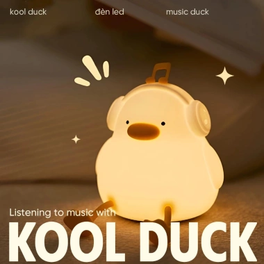 Đèn decor Kool Duck kèm giá đỡ điện thoại sạc USB - Đèn bàn đa năng, quà tặng Giáng sinh, giá 106.900₫ 2