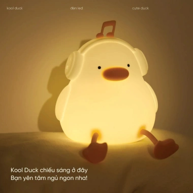 Đèn decor Kool Duck kèm giá đỡ điện thoại sạc USB - Đèn bàn đa năng, quà tặng Giáng sinh, giá 106.900₫ 7