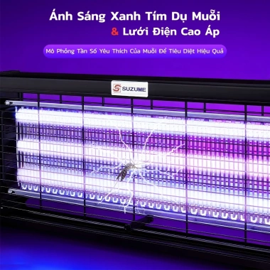 Đèn diệt muỗi 3 bóng công suất cao - Bẫy ruồi treo tường, giảm còn 145k, diệt muỗi nhanh trong nhà, nhà hàng 6