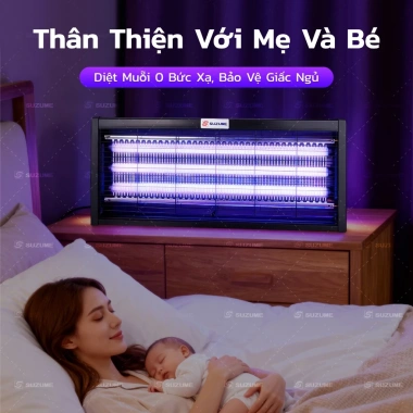 Đèn diệt muỗi 3 bóng công suất cao - Bẫy ruồi treo tường, giảm còn 145k, diệt muỗi nhanh trong nhà, nhà hàng 7