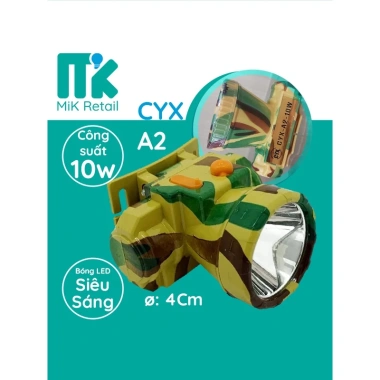 Đèn Đội Đầu CYX A2 LED Siêu Sáng - Tiết Kiệm Pin, Full Bộ Sạc & Dây Đeo, 57.099₫