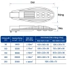 Đèn Đường Chiếc Lá Haledco 50-200W LED Cao Áp Ngoài Trời Siêu Sáng, Chống Nước, Giá Ưu Đãi 200.000₫ 5