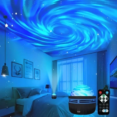 Đèn GALAXY Cực Quang USB LED Chiếu Bầu Trời Trang Trí Phòng Ngủ Điều Khiển Xa – 59k