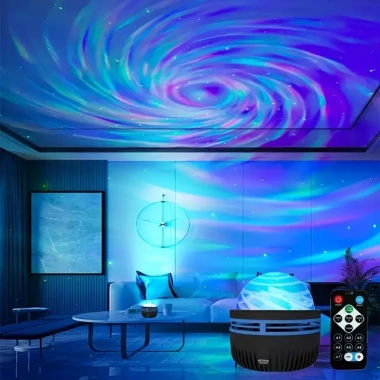 Đèn GALAXY Cực Quang USB LED Chiếu Bầu Trời Trang Trí Phòng Ngủ Điều Khiển Xa – 59k