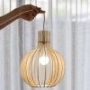Đèn gỗ dáng củ tỏi - Đèn thả trần phong cách, chỉ 12.222₫, nhiều mẫu đẹp 2