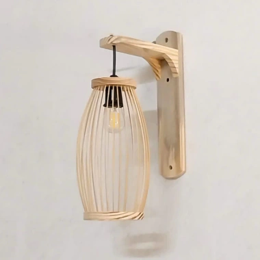 Đèn Gỗ Treo Tường Quả Nhót Simlaco - Thiết Kế Sang Trọng, Giá Ưu Đãi 109.610₫
