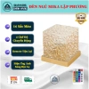 Đèn Gợn Sóng Mika 16 Màu LED 3D Chiếu Sóng Nước Chill Điều Khiển RGB Phòng Ngủ
