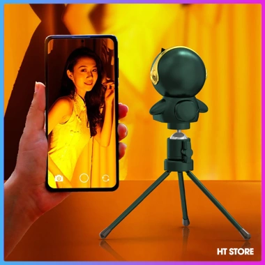 Đèn Hoàng Hôn Phi Hành Gia – Ánh sáng vàng ấm chụp ảnh sống ảo, livestream, decor phòng ngủ và khách, giảm còn 79.000₫