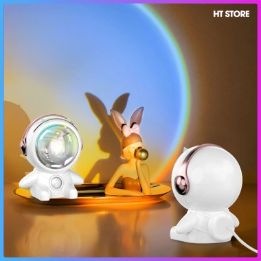 Đèn Hoàng Hôn Phi Hành Gia – Ánh sáng vàng ấm chụp ảnh sống ảo, livestream, decor phòng ngủ và khách, giảm còn 79.000₫