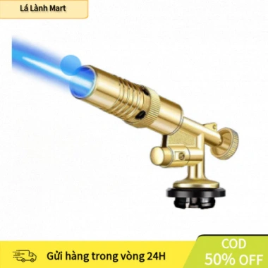 Đèn Khò Gas Mini Lõi Đồng Nguyên Khối - Nhiệt Độ Tự Đánh Lửa, Giá 55.000đ