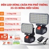 Đèn LED 35/55 Bóng Siêu Sáng 70-110W - Chân Pin, 2 Cổng USB, Tay Cầm, Giá 229k