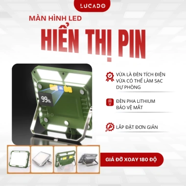 Đèn LED Cắm Trại Công Suất Cao, Chống Nước, Sạc và Tìm Kiếm, Di Động Treo Lều 230k 2