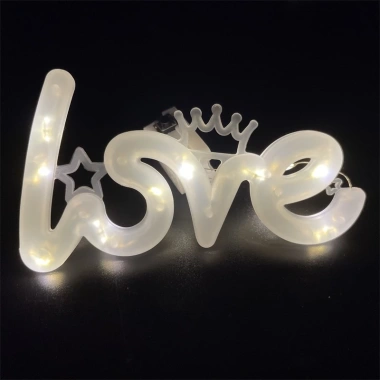 Đèn LED Chữ LOVE BOOMPARTY Cao 10cm - Trang Trí Sự Kiện, Giá 10.000đ
