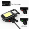 Đèn Led Cob 800 Lumens Mini Cầm Tay, Móc Chìa Khóa, USB, Đèn Pin Khẩn Cấp Ngoài Trời - 9.312 VND 7