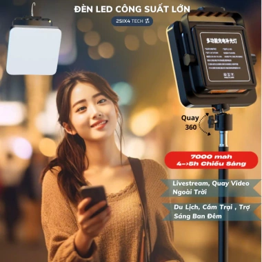 Đèn LED đa năng 180D sạc, chống nước, siêu sáng – Đèn cầm tay camping 264Tech 289k