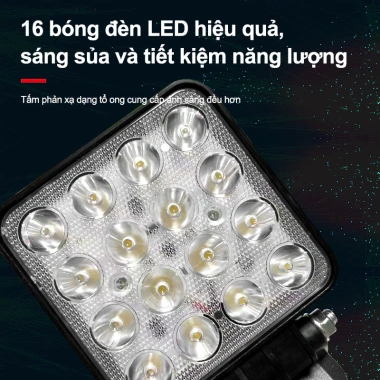 Đèn LED Di Động Không Dây 4 Inch Cầm Tay, Sáng Mạnh, Tương Thích 21V Makita, Dùng Ngoài Trời