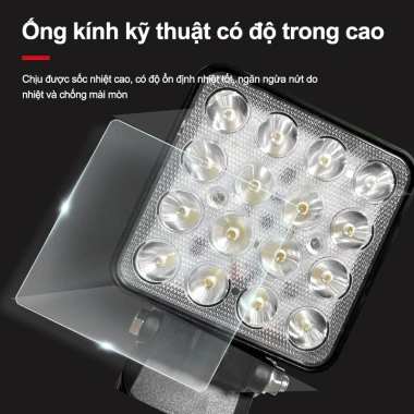 Đèn LED Di Động Không Dây 4 Inch Cầm Tay, Sáng Mạnh, Tương Thích 21V Makita, Dùng Ngoài Trời