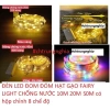 Đèn LED Đom Đóm Hạt Gạo Fairy Light Chống Nước 10‑40‑90m, Hộp Chỉnh Chế Độ, Giá 37k