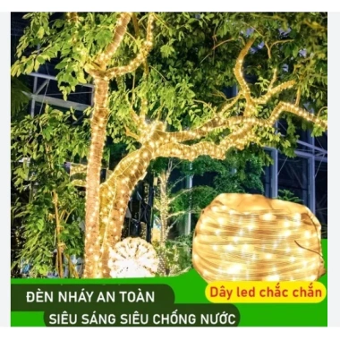 Đèn LED Đom Đóm Hạt Gạo Fairy Light Chống Nước 10‑40‑90m, Hộp Chỉnh Chế Độ, Giá 37k 8