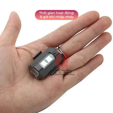Đèn LED Gắn Máy Bay Điều Khiển 7 Màu Nhiều Chế Độ, Pin Sạc Riêng Tiện Lợi - 4DMODEL