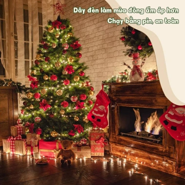 Đèn Led Hạt Gạo Dây Đồng Xanh 3-9m - Đom Đóm Trang Trí Noel, Cây Cảnh, Quán Cà Phê, Pin, Giảm Giá 53.300₫ 9 Đèn Led Hạt Gạo Dây Đồng Xanh 3-9m - Đom Đóm Trang Trí Noel, Cây Cảnh, Quán Cà Phê, Pin, Giảm Giá 53.300₫ 9