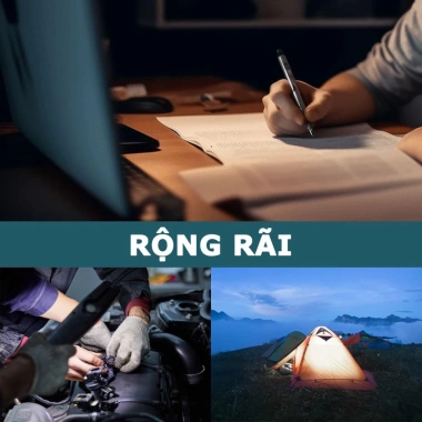 Đèn LED không dây 27W 2.850 lumen, đèn pha mạnh, cổng USB, giá chỉ 151.445₫ 5