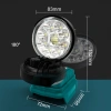 Đèn LED không dây 27W 2.850 lumen, đèn pha mạnh, cổng USB, giá chỉ 151.445₫ 6